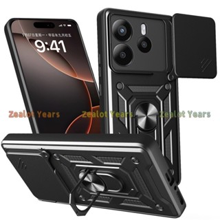 Redmi Note 14 Pro+ 5G 紅米 防摔殼手機殼指環扣鏡頭滑蓋手機殼 吊飾孔 保護殼 鏡頭貼 防窺 保護貼
