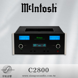 享悅音響(實體店面)美國 McIntosh C2800 真空管前級擴大機 {公司貨}