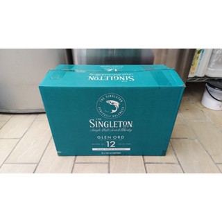 【一箱12瓶】THE SINGLETON 蘇格登 12年蘇格蘭威士忌空酒瓶 玻璃空瓶 空洋酒瓶 裝飾 容器 花器 酒瓶
