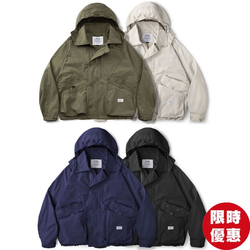FILTER017 NYLON ANTI-TEAR MK3 FILGHT JKT 抗撕裂可拆帽 飛行夾克 (三色)