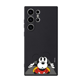 【TOYSELECT】Disney經典-米奇的好奇心純色矽膠SAMSUNG手機殼
