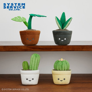 ❤Lika小舖❤仙人掌🌵日本正版現貨 迷你小盆栽景品玩偶布偶娃娃 FANS 覾葉植物 龜背竹 大蘆薈 蕨類植物手工植栽