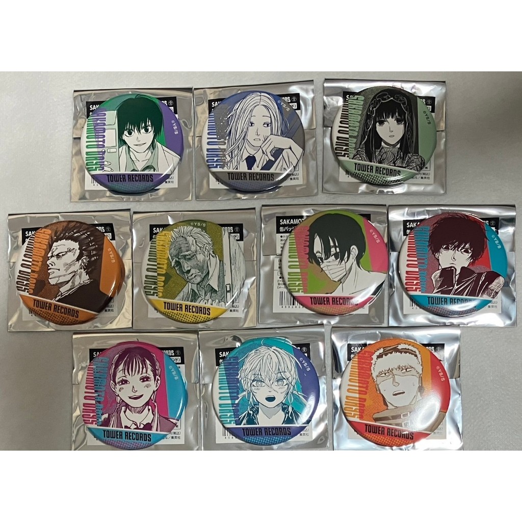 🔥現貨🔥sakamoto days 坂本日常 塔店 徽章 南雲 神神廻 大佛 勢羽夏生 勢羽真冬 豹 赤尾 虎丸