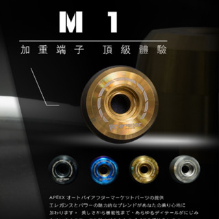 機因改造 APEXX 鍍鈦 加重 M1 平衡端子 端子 握把 尾塞 通用 M6 膨脹 KRV DRG FORCE 2.0