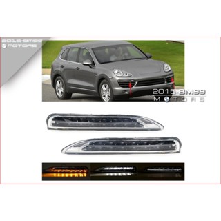 11-14年 PORSCHE 保時捷 CAYENNE 前保 日行燈 大燈 引擎蓋