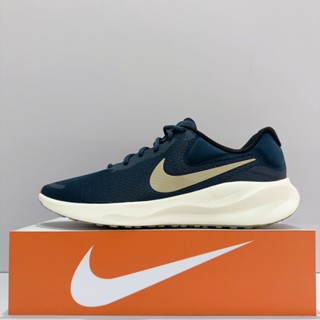 NIKE REVOLUTION 7 男生 深藍色 舒適 透氣 輕量 運動 慢跑鞋 FB2207-407