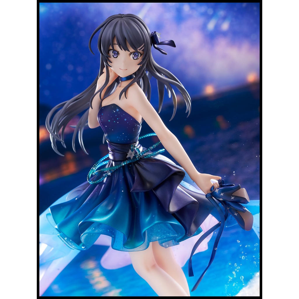 █Mine公仔█日版 CyberZ eStream SSF 青春豬頭少年系列 櫻島麻衣 星空禮服 1/7 PVC