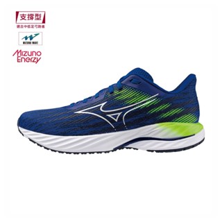 Mizuno 美津濃 男款 慢跑鞋 WAVE INSPIRE 21 支撐型 藍綠色- J1GC254406