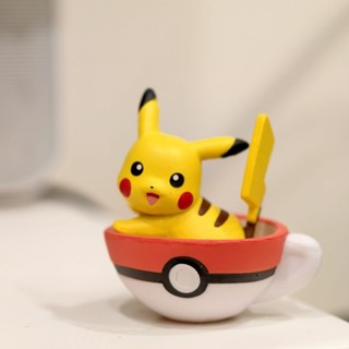 全新絕版精靈 寶可夢 神奇寶貝 精靈球杯子 皮卡丘 Pokémon 扭蛋 轉蛋 小杯子 咖啡杯 精靈寶可夢茶杯造型吊飾