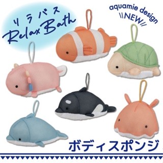 💗臺灣現貨💗日本LIV HEART Relax Bath 海洋系列沐浴海綿