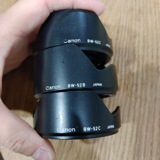 **日光銀鹽** Canon BW-52B BW-52C 原廠遮光罩(Canon NFD 28mm F2 F2.8適用)