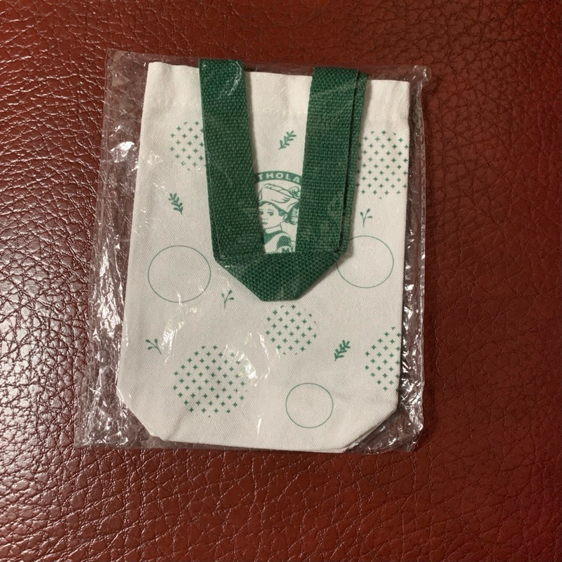 曼秀雷敦 小護士 帆布飲料提袋 白色 綠色 手提袋 包包 收納 日常 實用 收藏 🔅全新🔅