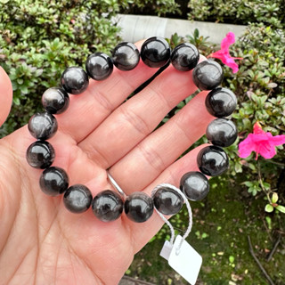 🧚‍♀️旺小妞🧚‍♀️天然深海藍寶 地獄之眼頂級爆閃海藍寶手珠 地獄海藍寶 黑爆閃海藍寶 手串 收藏級