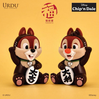 正版現貨 URDU 迪士尼 奇奇蒂蒂 福部屋幸運系列 S6 盲盒 隱藏款 招財貓 達摩 公仔 送人生日