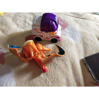 變形機器人寶可夢噴火龍/Super Wings 小柔