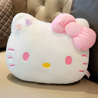 全新 正版Hello Kitty 花卉頭型抱枕 玫瑰 KITTY抱枕 靠枕 12吋