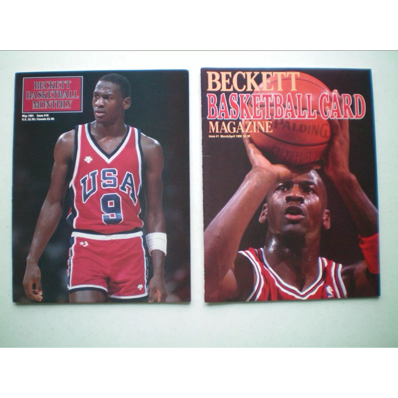 1990 Michael Jordan Beckett 球員卡 雜誌 卡書 創刊號