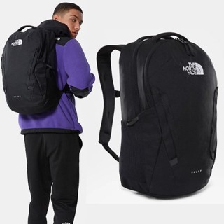【美國 The North Face】多功能輕量電腦揹包 26L 15吋筆電 健行登山揹包 運動休閒後揹包/黑 3VY2