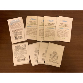 KIEHLS契爾氏亞馬遜白泥淨緻毛孔面膜5ml/鐳射淨白淡斑精華1.5ml
