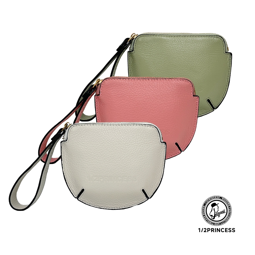 1/2princess精品館甩紋牛皮磅蛋糕萬用零錢包【A1019】