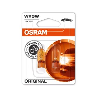 和霆車部品—德國OSRAM 歐司朗總代理公司貨 WY5W 2827NA 12V 5W T10炸彈燈泡 橘黃 義大利製