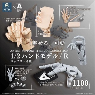 【我愛玩具】日版SO-TA(盒玩) ARTIST SUPPORT ITEM COLLABORATION 1/2手部模型
