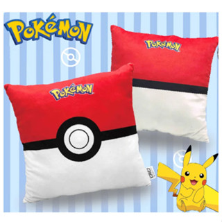 [正版現貨] Pokemon 寶可夢椅墊 靠墊 皮卡丘 寶貝球 精靈球方型抱枕 午睡枕 午安枕靠墊