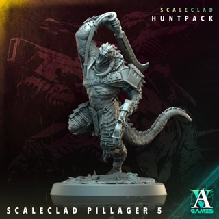 Tazo工坊[AVG] 鱗甲掠奪者 pose5 SCALECLAD PILLAGER pose5 3D列印模型SH