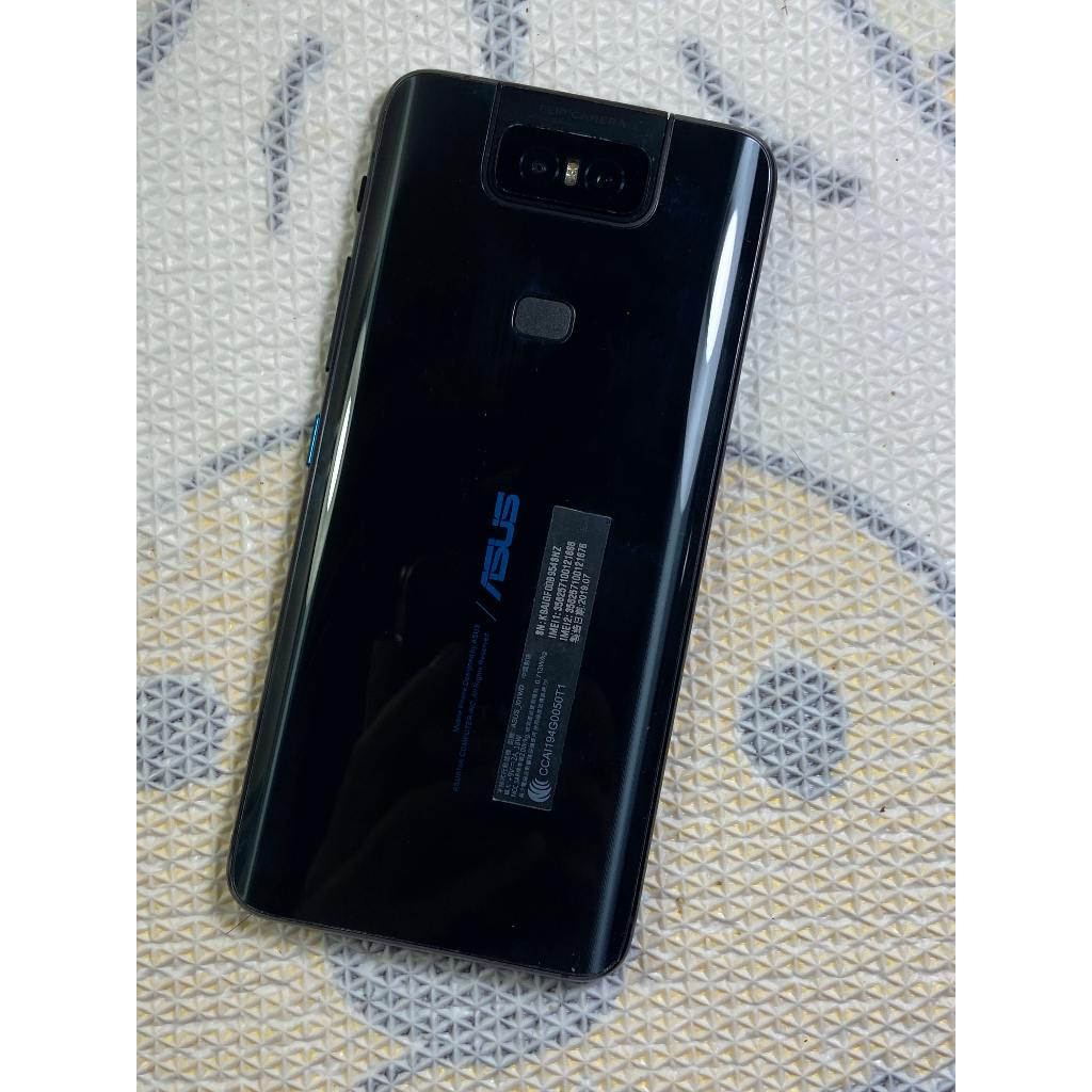ASUS Zenfone6 ZS630kl 黑色Zenfone 6 二手華碩旗艦翻轉手機