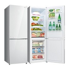 325公升雙門琉璃白變頻冰箱 SANLUX臺灣三洋【SR-V350BF】