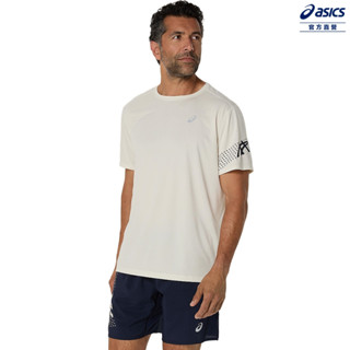 ASICS 亞瑟士 ICON 短袖上衣 男款 海外版型 跑步上衣 2011D239-200