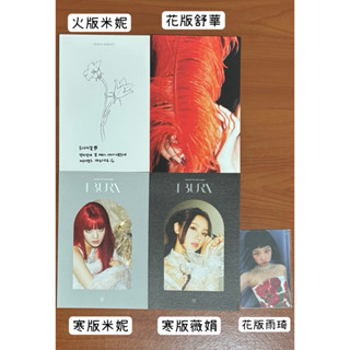 迷四《I BURN》明信片 專卡 (G)I-DLE GIDLE 薇娟 米妮 穗珍 小娟 雨琦 舒華 特典 小卡 周邊