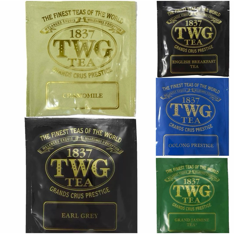 隔日到貨 新加坡 TWG TEA 午夜時光之茶 英式早餐茶 洋甘菊茶 伯爵茶 茉莉花茶 烏龍茶 純棉布包