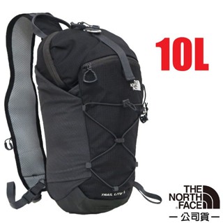 【美國 The North Face】輕量運動側揹包 10L 自行車揹包 斜揹包 胸包 登山旅行/黑/瀝灰 8C2M