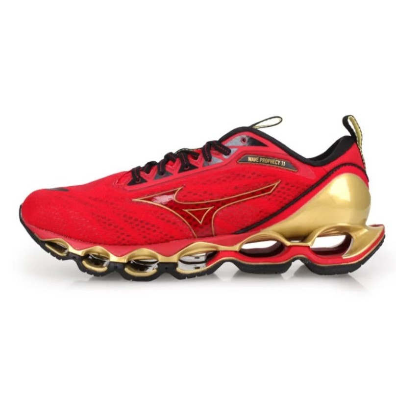 馬2.Mizuno 美津濃 WAVE PROPHECY 11 男鞋 慢跑鞋 運動鞋 J1GC220055