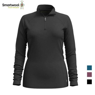 【SmartWool 美國】女 All-season 美麗諾羊毛內著半開襟長袖上衣 羊毛衣 SW002827