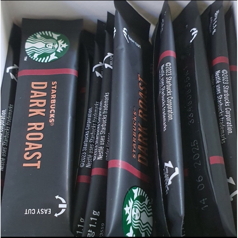 STARBUCKS 星巴克 中烘焙 深焙美式咖啡混合原豆咖啡 1.1g 研磨咖啡粉