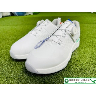[小鷹小舖] Mizuno 51GQ250105 美津濃 高爾夫球鞋 運動鞋 男仕 無釘 BOA旋扣式鞋帶系統