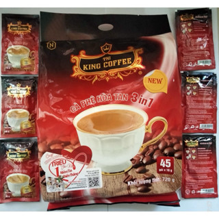 🇻🇳🇻🇳Cafe Hoà tan 3 trong 1 King Coffee 三合一即溶越南咖啡 45包x16gr
