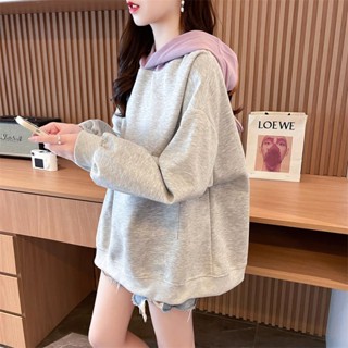 胖胖美依 長袖上衣 大學T 上衣M-XL純棉複合牛奶絲可愛小熊連帽衛衣薄秋季TCF02-76375.