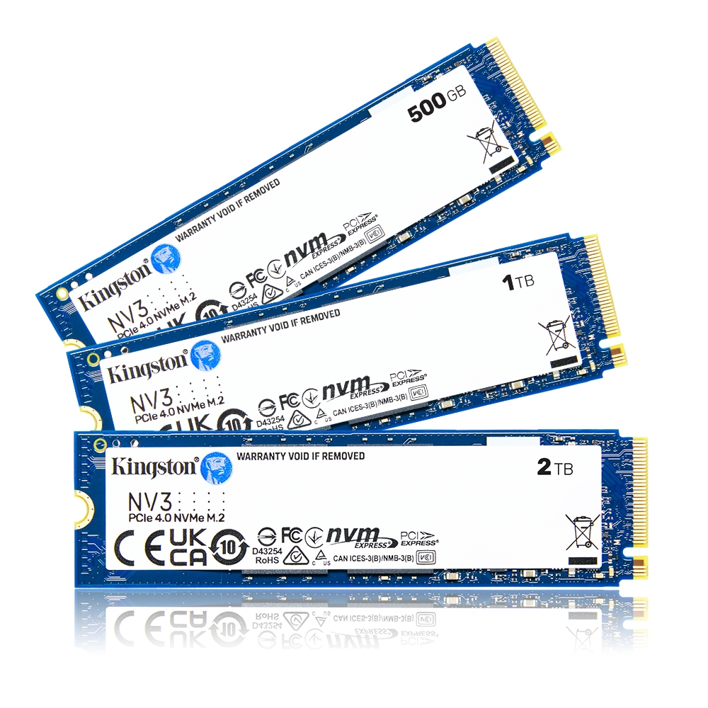 金士頓 Kingston NV3 PCIe 4.0 NVMe M2 2280 SSD 固態硬碟 500G 1TB 2TB