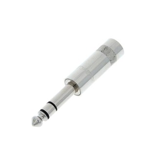 Neutrik副廠REAN NY202 TRS 立體鍍鉻6.3mm Plug接頭【音響世界】