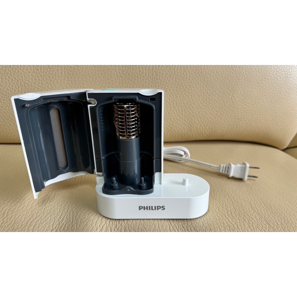 九成新 少用 PHILIPS飛利浦 Sonicare 音波電動牙刷紫外線刷頭殺菌器 充電器 牙刷架 收納盒