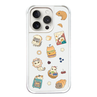 COMPLE｜MagSafe感應式卡槽防摔殼_悠遊卡手機殼 x 磁吸無線充電 For iPhone（綜合貓貓）
