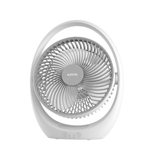 KINYO 7吋三檔位風速USB靜音充電風扇 UF-8645