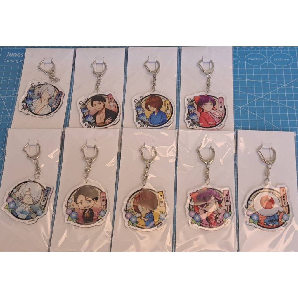 <9/16現貨>日版 電影 鬼太郎誕生：咯咯咯之謎 安利美特線上抽 壓克立吊飾 鬼太郎 鬼太郎之父 咯咯郎 貓娘