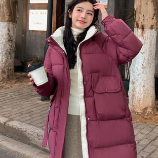 胖胖美依 保暖外套 防風棉襖 加厚麵包服棉服 羽絨棉服女冬季外套中長款韓版厚棉裧2024年新款…1F073-7127