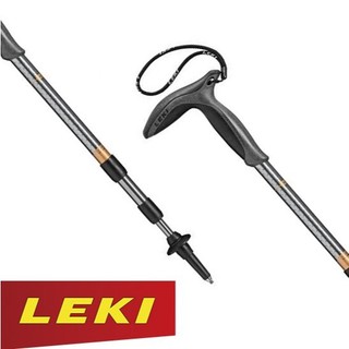 LEKI 德國 橡膠Ｔ字把 登山健行短杖 SUPER MICRO 單支販售 強化航太輕鋁合金 高強度 65320801