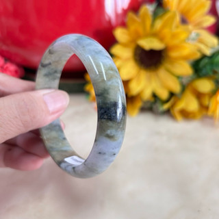 18圍57mm（附證書）天然翡翠A貨，特殊鐲 山水三彩 臺灣現貨 賠錢出清區 緬甸玉手鐲手環