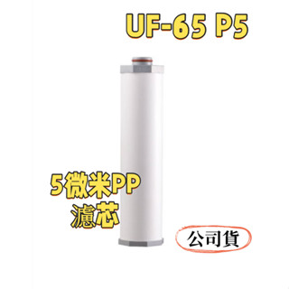 【水男孩】💧賀眾牌 UF-65 P5 5微米P.P.濾芯 UF-65 賀眾 PP濾心 正品 公司貨 飲水機濾芯 淨水